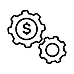 Digital Marketing Colored Outline icon