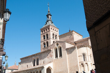 Historic building in the center of a big city