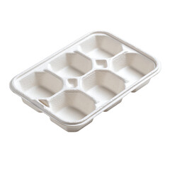 Eco-Friendly Compartment Tray: A sustainable and eco-conscious compartment tray, perfect for portion control, made from biodegradable materials, promoting environmentally friendly practices.