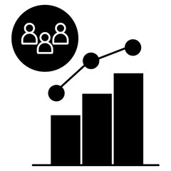 Audience Analytics icon, Unlocking Insights Understanding Your Audience Through Analytics, Data-Driven Engagement Mastering Audience Behavior for Better Results