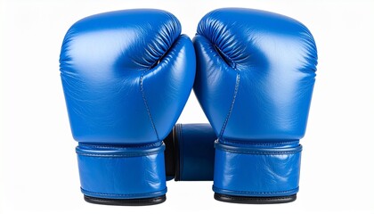 blue boxing gloves