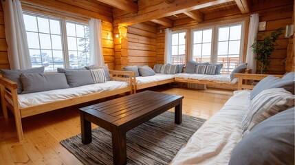 Naklejka premium A man stands on his sailboat, looking thoughtfully at an AI hologram showing stock market data, as twilight casts a serene atmosphere