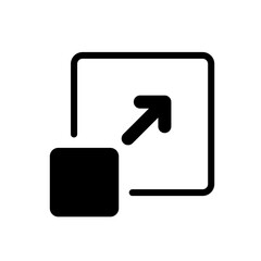 Scalability and Flexibility concept icon