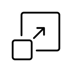 Scalability and Flexibility concept icon