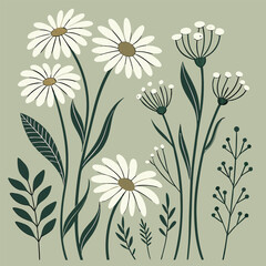 vector illustration of a flower