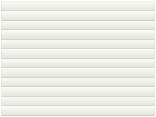 Minimal horizontal white blinds texture with soft shadows for interior, wall, or window design background