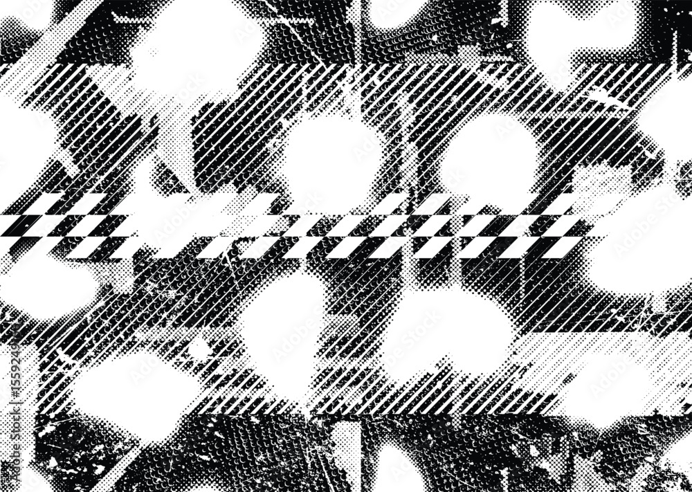 Poster grunge urban background. vector. textured banner . futuristic digital background. grungy effect . ab