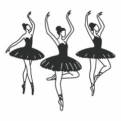 vector illustration of a dancing couple