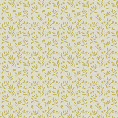 Olives leaves minimalist elegant green pattern