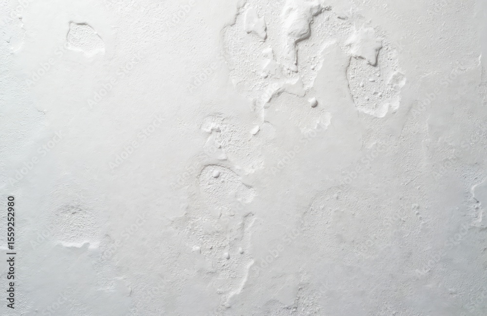 Aufkleber white plaster wall texture background. rough, rustic surface with layered effects. abstract cement c
