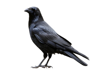 Obraz premium crow isolated on white background PNG ,AI GENERATED