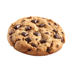 Hyper-realistic render of a cookie isolated on transparent background .