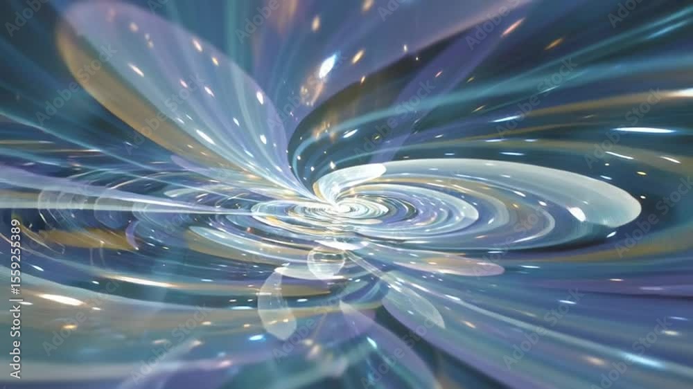 Poster swirling colors create an abstract visual experience of motion generative ai