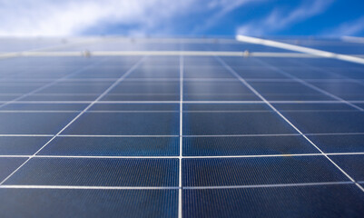 Panel installation on rooftops. Solar solutions for green living. Power from solar is renewable....