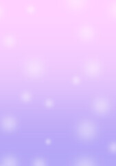 手描き素材　淡いピンクと紫のほわほわエフェクトが浮遊する　抽象背景イラスト