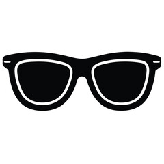 Fototapeta premium Stylish Sunglasses Icon Vector Illustration of Classic Shades