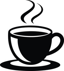 Coffee Mug Silhouette Vector Illustration