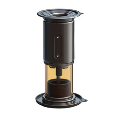 Coffee Brew Device: An evocative studio shot presents a cutting-edge coffee brewing apparatus, designed to elevate the coffee experience.