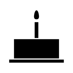 Obraz premium Cake icon vector. dessert illustration sign. sweet symbol. Birthday logo. Bakery web icon.