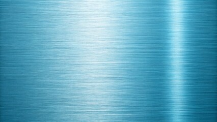 A shiny blue metal background with a brushed texture and bright reflection