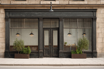 vintage shop storefront