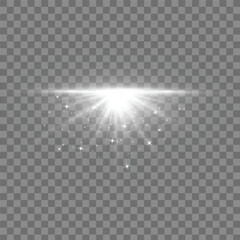 Abstract Radiance: A brilliant burst of light radiates outward from a central source, illuminating a subtle background with a captivating glow, suggesting energy, innovation, and purity. 