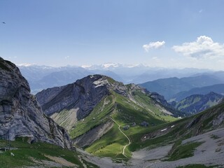 high mountain landscape
