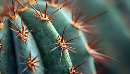 Obraz premium Close up of a cactus texture