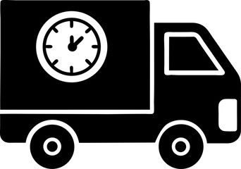 delivery truck icon vector illustration