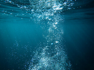 BUBBLING WATER BACKGROUND, SPARKLING AQUA STREM BACKDROP, UNDERWATER BUBBLES, air bubbles...