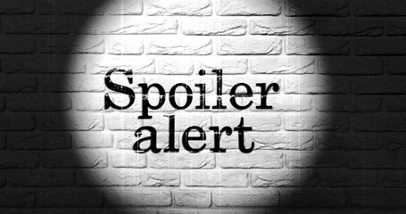  A spotlight highlights the phrase 