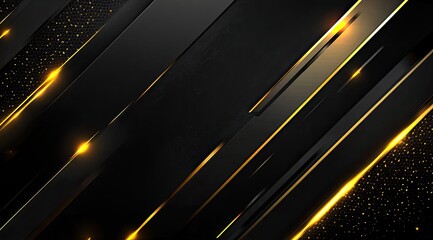 Abstract Black Gold Luxury Background