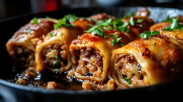 Rich Canelones de San Esteban Catalonia holiday stuffed pasta festive dish