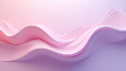 Obraz premium Abstract Gradient Background with Pink and Purple Waves