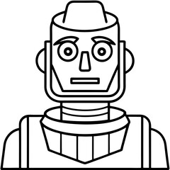 Minimal Robot Face Vector