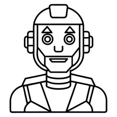 Minimal Robot Face Vector
