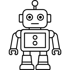 Minimal Robot Face Vector