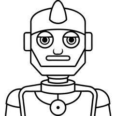Minimal Robot Face Vector