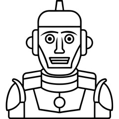 Minimal Robot Face Vector