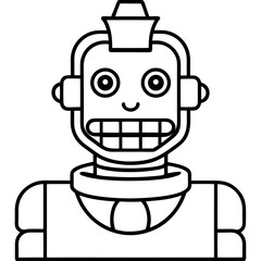 Minimal Robot Face Vector