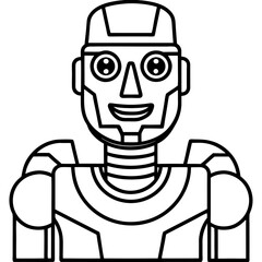 Minimal Robot Face Vector