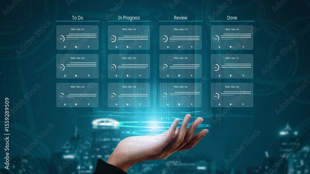 Poster task management, project organization, task prioritization, workflow optimization, and project manag