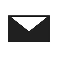Powerful Minimalist Envelope Icon: Perfect for Email Marketing & Communication Design