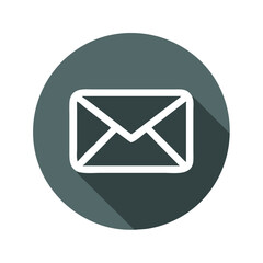 Sleek Email Icon: Modern Communication Graphic