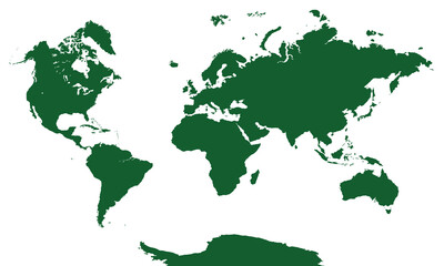 Obraz premium World Map, sign silhouette. World Map Globe. Vector Illustration isolated on transparent background.