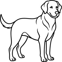 Chesapeake Bay Retriever Silhouette Vector