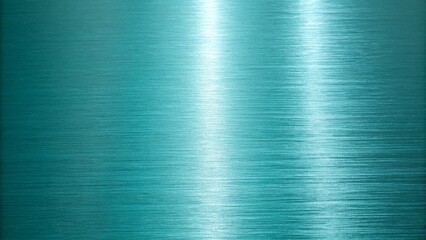 A brushed teal metal texture creates a shiny, modern abstract background