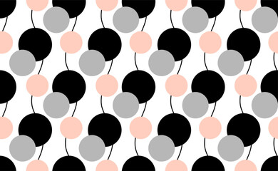 Seamless abstract geometric pattern. Vector Illustration.