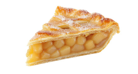 Delicious Apple Pie Slice Sweet Pastry Dessert Baked Treat