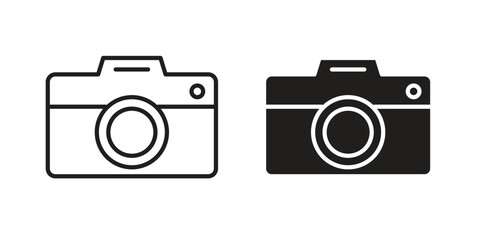 Camera icon vector, Symbol, logo illustrations